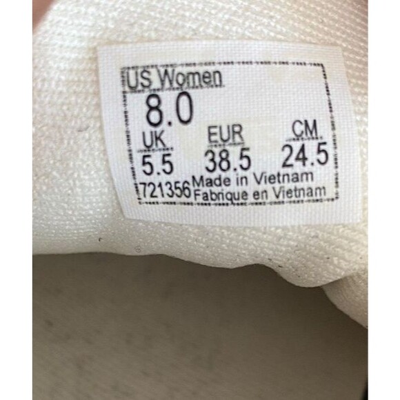 Vans Doheny Pressed Flower Floral Canvas Shoes Women’s Size 8 Cream Multicolor - Picture 8 of 9